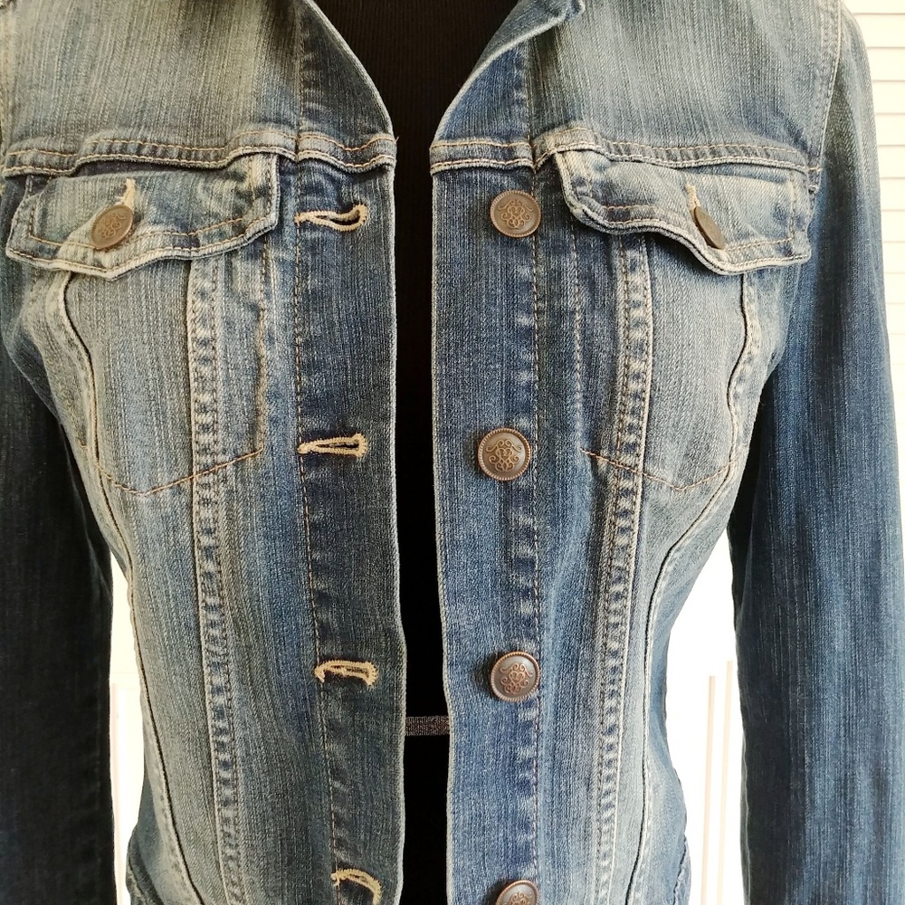 Jessica Simpson Pixie Denim Jacket - Picture 2 of 8